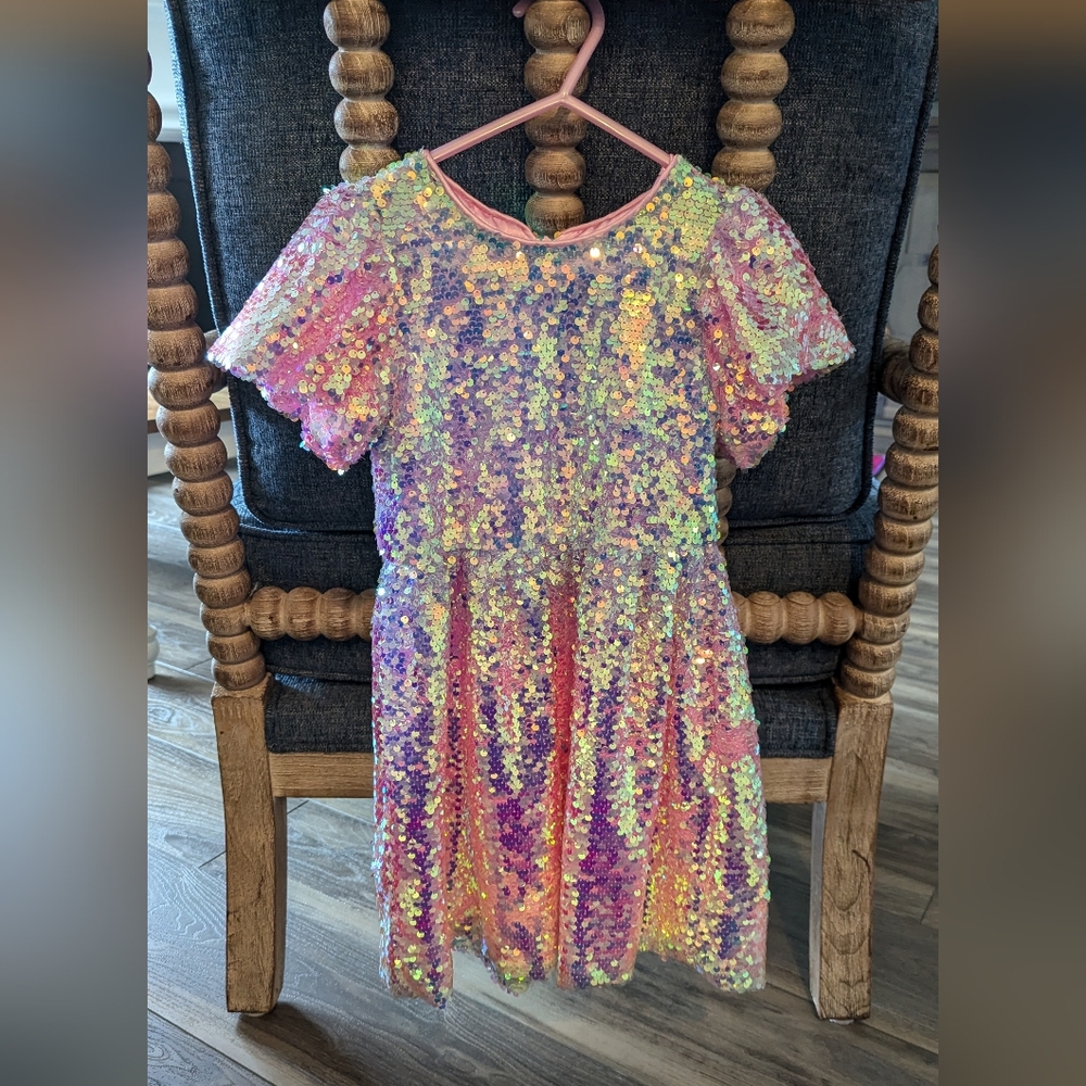 Lola + The Boys Sequin girl's dress size 4
